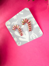 Load image into Gallery viewer, Candy Cane studs