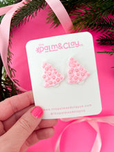 Load image into Gallery viewer, Pink Pearl Cookie Christmas Trees