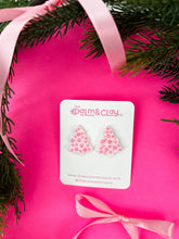 Load image into Gallery viewer, Pink Pearl Cookie Christmas Trees